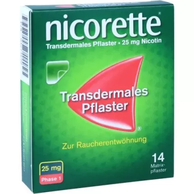 NICORETTE TX Náplast 25 mg, 14 ks