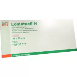 LOMATUELL H Mastný tyl 10x30 cm sterilní, 10 ks