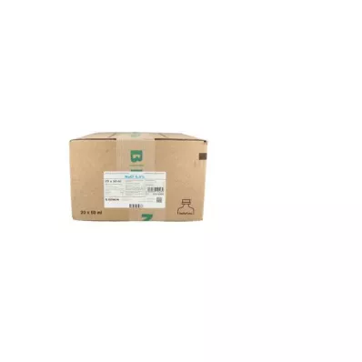 ISOTONE Fyziologický roztok 0,9% Braun Ecof.P.poloplný, 20X100 ml