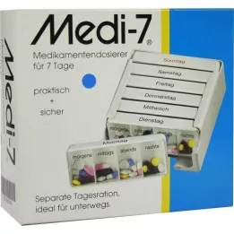 MEDI 7 léků dos.f.7 dní modrá, 1 ks
