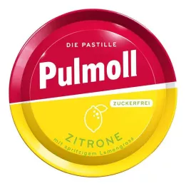 PULMOLL Citronové bonbóny bez cukru, 50 g
