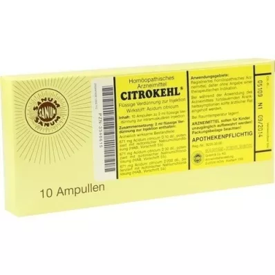 CITROKEHL Ampule, 10X2 ml