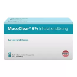MUCOCLEAR 6% inhalační roztok NaCl, 60X4 ml