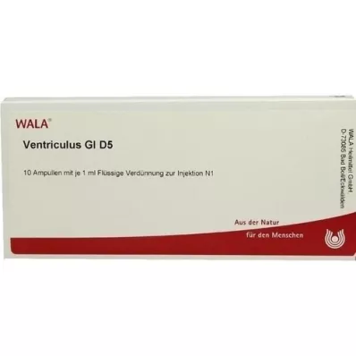 VENTRICULUS GL D 5 ampulí, 10X1 ml