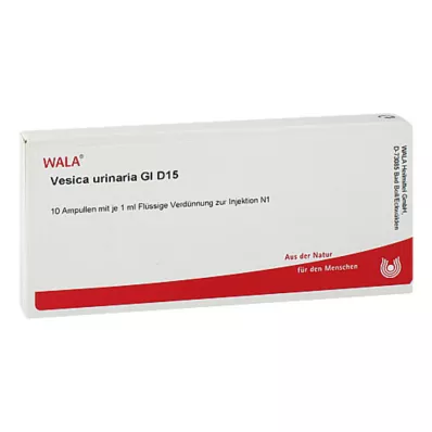 VESICA URINARIA GL D 15 ampulí, 10X1 ml