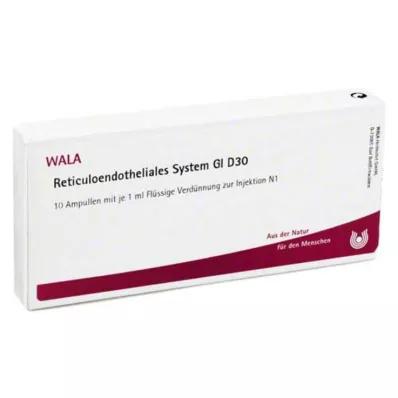 RETICULOENDOTHELIALES Systém GL D 30 ampulí, 10X1 ml