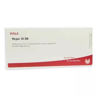 HEPAR GL D 8 ampulí, 10X1 ml