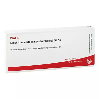 DISCI intervertebral lumbales GL D 5 ampulí, 10X1 ml