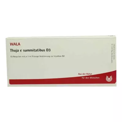 Thuja E Summitatibus D3 ampule (10x1 ml)