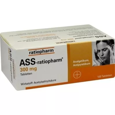 ASS-ratiopharm 300 mg tablety, 100 ks