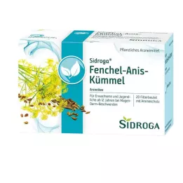 SIDROGA Filtrační sáček s fenyklovým anýzem a kmínem, 20X2,0 g