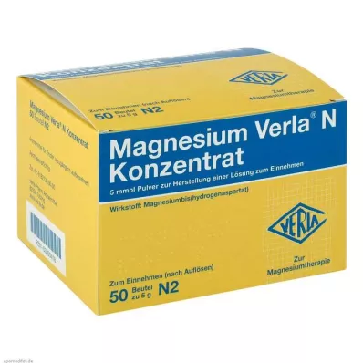 MAGNESIUM VERLA N Koncentrát Plv.e.L.pro příjem, 50 ks