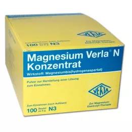 MAGNESIUM VERLA N Koncentrát Plv.e.L.pro příjem, 100 ks