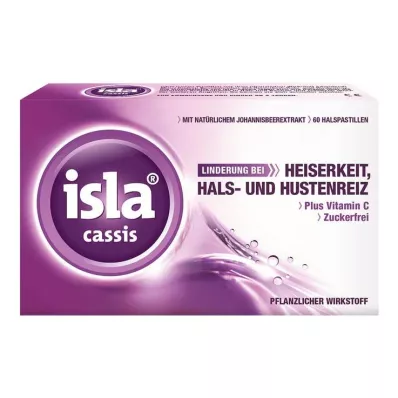 pastilky isla® cassis, 60 kusů