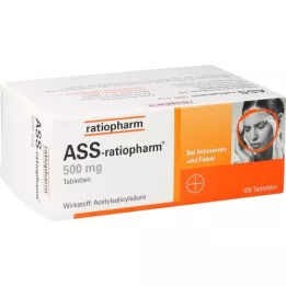ASS-ratiopharm 500 mg tablety, 100 ks