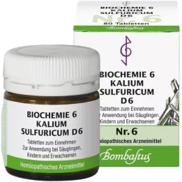 BIOCHEMIE 6 Kalium sulphuricum D 6 tablet, 80 ks