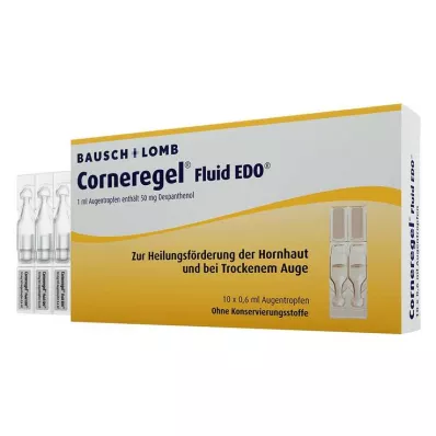 CORNEREGEL Tekutina EDO Oční kapky, 10X0,6 ml