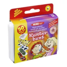 KINDERPFLASTER Barevné, 50 ks