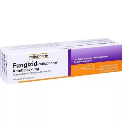 FUNGIZID-ratiopharm 3 vag. tablety + 20g krému, 1 p