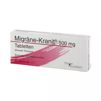 Migréna Kranit 500 mg tablety, 20 ks