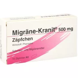 MIGRÄNE KRANIT 500 mg čípek, 10 ks