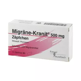 MIGRÄNE KRANIT 500 mg čípek, 10 ks