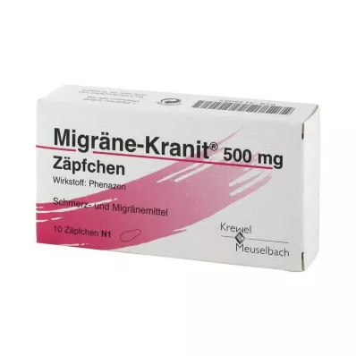 MIGRÄNE KRANIT 500 mg čípek, 10 ks
