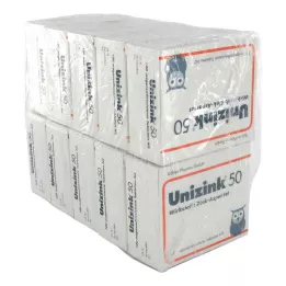 UNIZINK 50 potahovaných tablet, 10X100 ks