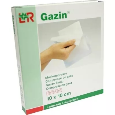 GAZIN Gáza 10x10 cm sterilní 8x, 5x2 ks