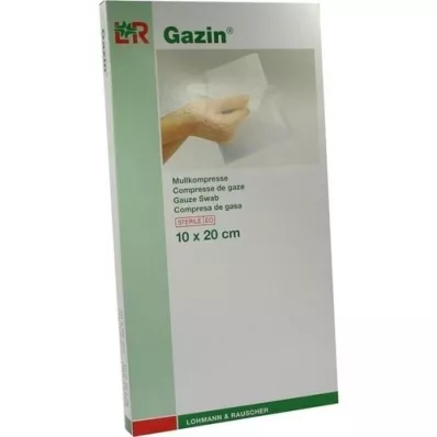 GAZIN Gáza 10x20 cm sterilní 8x, 5x2 ks