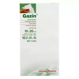 GAZIN Gáza 10x20 cm sterilní 8x, 5x2 ks