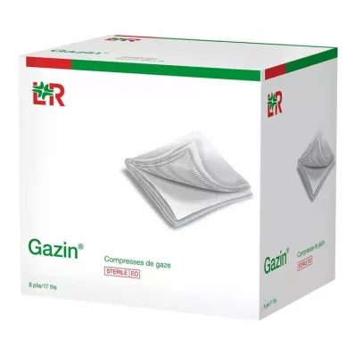 GAZIN Gáza 10x10 cm sterilní 8x, 25X2 ks GAZIN Gáza 10x10 cm sterilní 8x, 25X2 ks