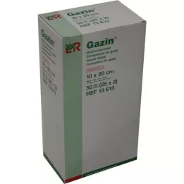 GAZIN Gáza 10x20 cm sterilní 8x, 25X2 ks