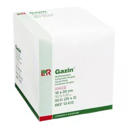 GAZIN Gáza 10x20 cm sterilní 8x, 25X2 ks