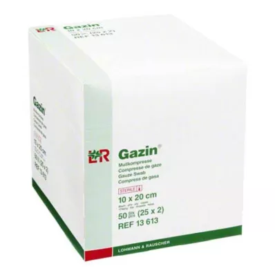 GAZIN Gáza 10x20 cm sterilní 8x, 25X2 ks