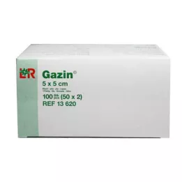 GAZIN Gáza komp.5x5 cm sterilní 8x, 50X2 ks