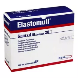 ELASTOMULL Elastická fixační páska 6 cmx4 m 2100, 20 ks