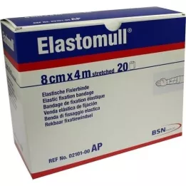 ELASTOMULL 8 cmx4 m elastická fixační páska 2101, 20 ks