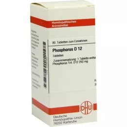 PHOSPHORUS D 12 tablet, 80 ks