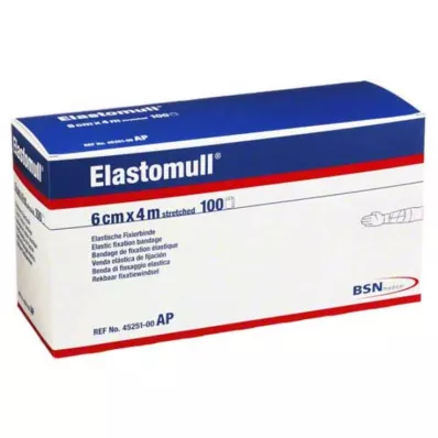 ELASTOMULL Elastická fixační páska 6 cmx4 m 45251, 100 ks