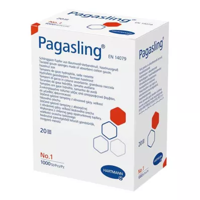 PAGASLING Gázové tampony nesterilní velikost 1 lískový oříšek, 1000 ks PAGASLING Gázové tampony nesterilní velikost 1 lískový oříšek, 1000 ks