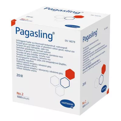 PAGASLING Gázové tampony nesterilní velikost 2 ořech, 1000 ks