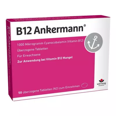 B12 ANKERMANN potahované tablety, 50 ks