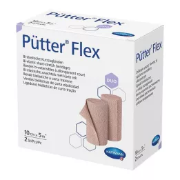 PÜTTER Flex Duo Bandage 10 cmx5 m, 2 ks
