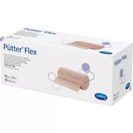 PÜTTER Flexibilní obvaz 10 cmx5 m, 10 ks