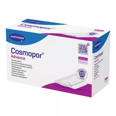 COSMOPOR Předsunutý obvaz na rány 8x15 cm, 25 ks