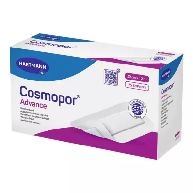 COSMOPOR Předsunutý obvaz na rány 10x20 cm, 25 ks