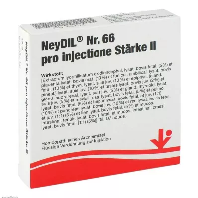 NEYDIL No.66 pro injectione St.2 Ampule, 5X2 ml