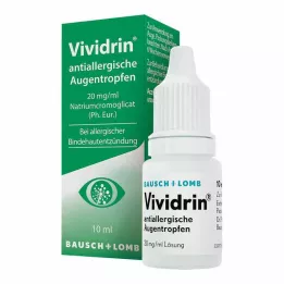 VIVIDRIN antialergické oční kapky, 10 ml