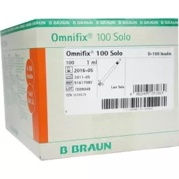OMNIFIX Inzulínová stříkačka 1 ml pro U100, 100 ks